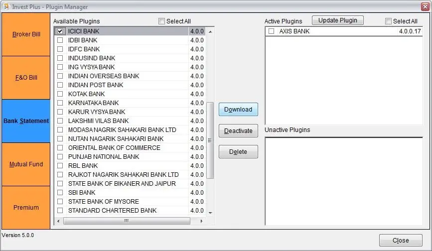 ICICI Bank Statement Plugin Download